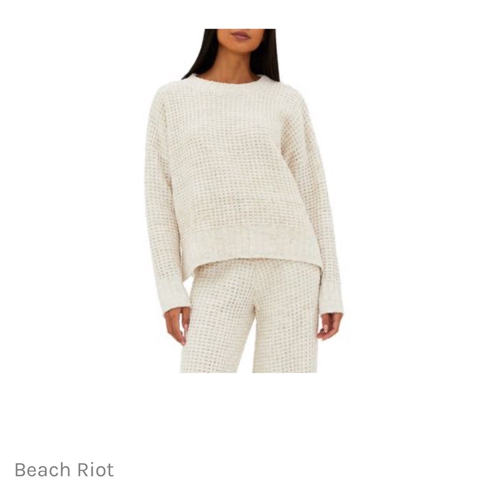 Beach Riot Callie Sweater in Snow Cloud